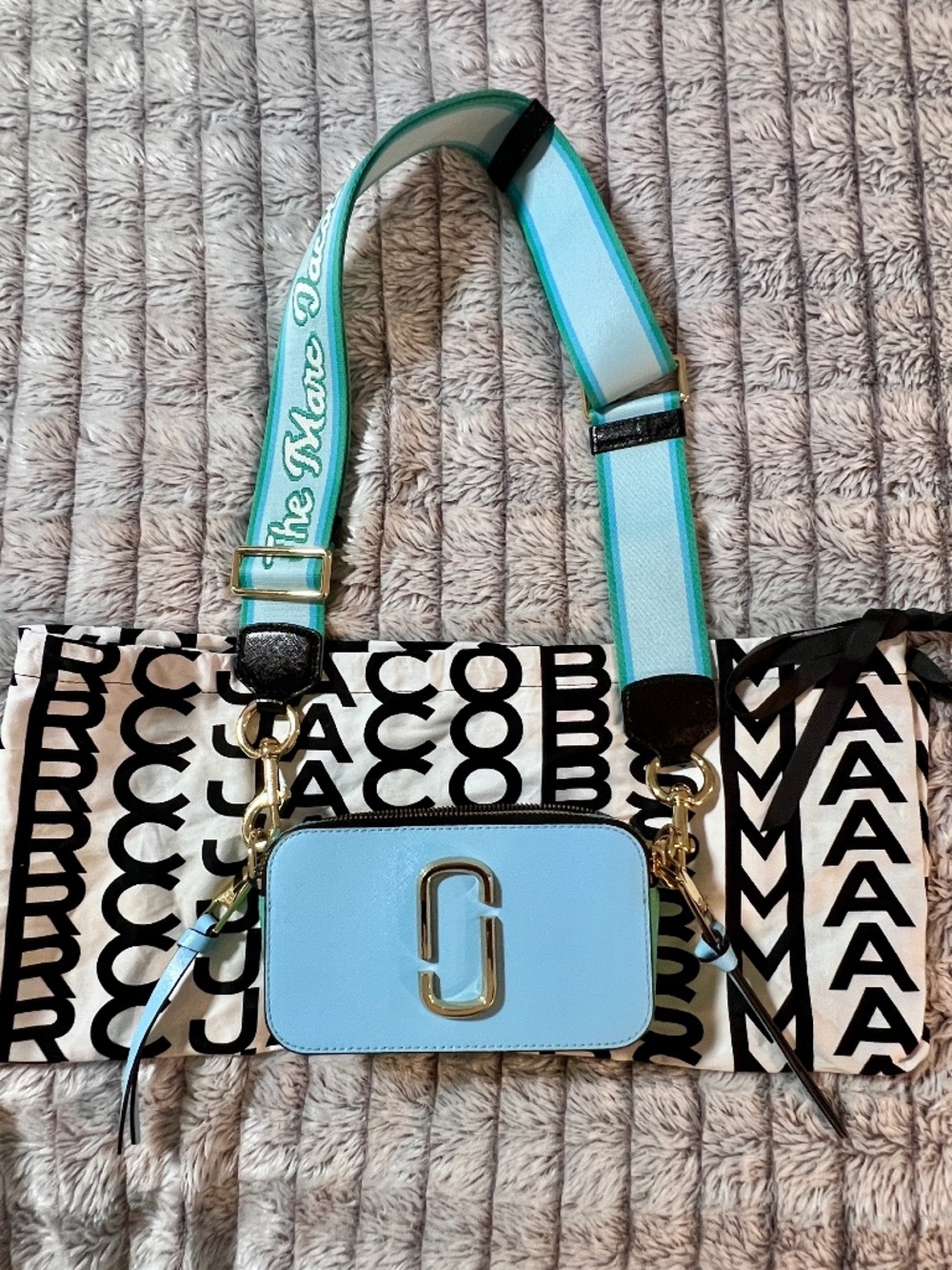Marx Jacob Snapshot Crossbody Sky Blue Bag!!!
